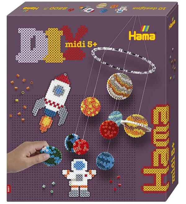 Hama Midi Perlesæt - 2500 stk. - Space Uro