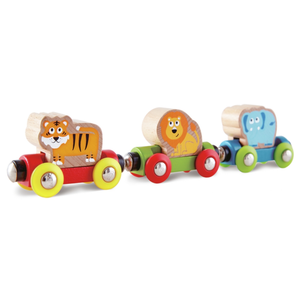 Hape | Tog tilbehør - Dyretoget, 6 dele
