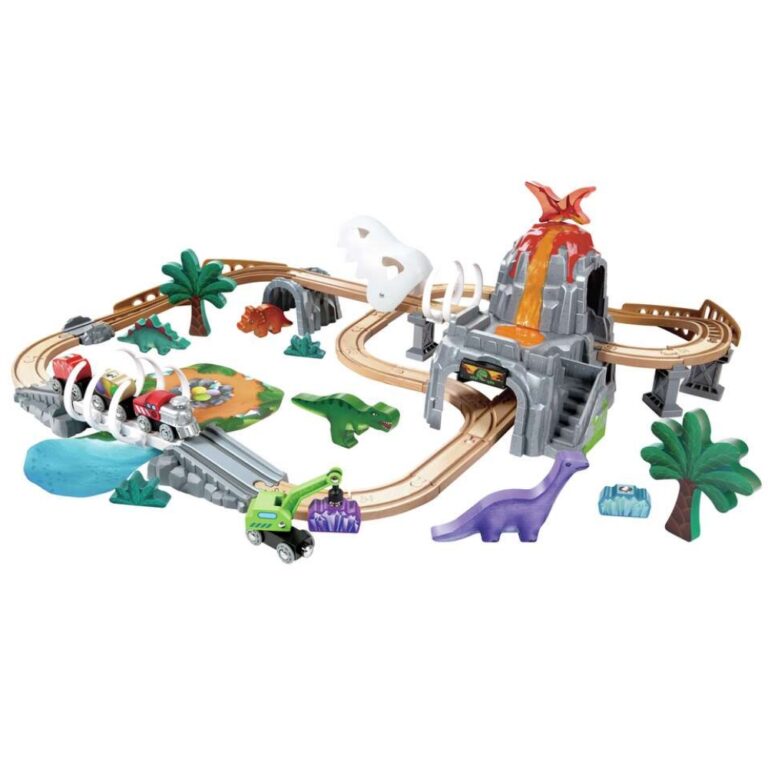 Hape | Togbane - Dinosaureventyr, 61 dele