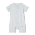 Heldragt m. Striber - Lyseblå - 56