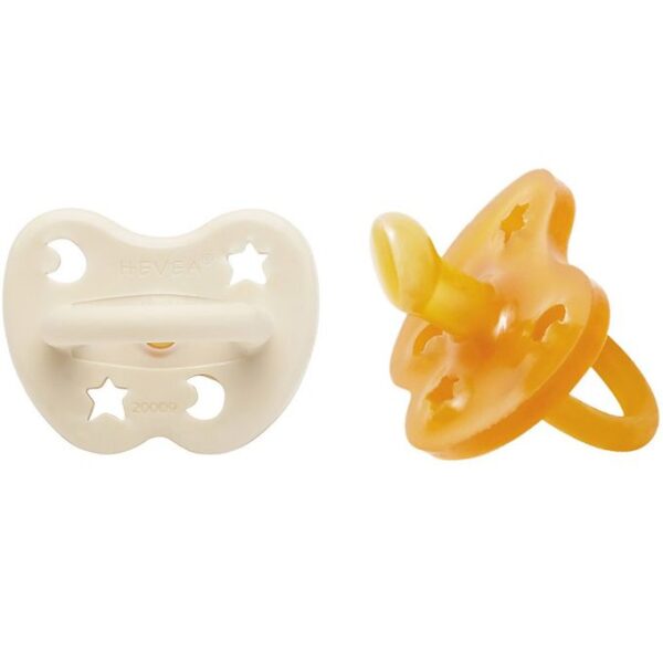 Hevea Sutter - 3-36 mdr - 2-Pak - Naturgummi - Milky White & Nat