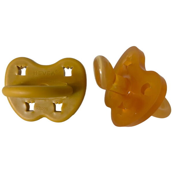 Hevea Sutter - 3-36 mdr - 2-pak - Naturgummi - Amber Sand Hevea Sutter - 3-36 mdr - 2-pak - Naturgummi - Amber Sand