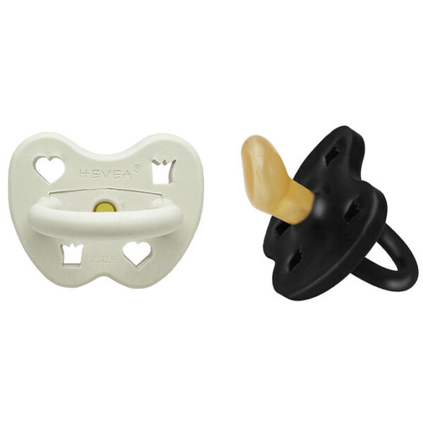 Hevea Sutter - 3-36 mdr - 2-pak - Naturgummi - Icy Fjord