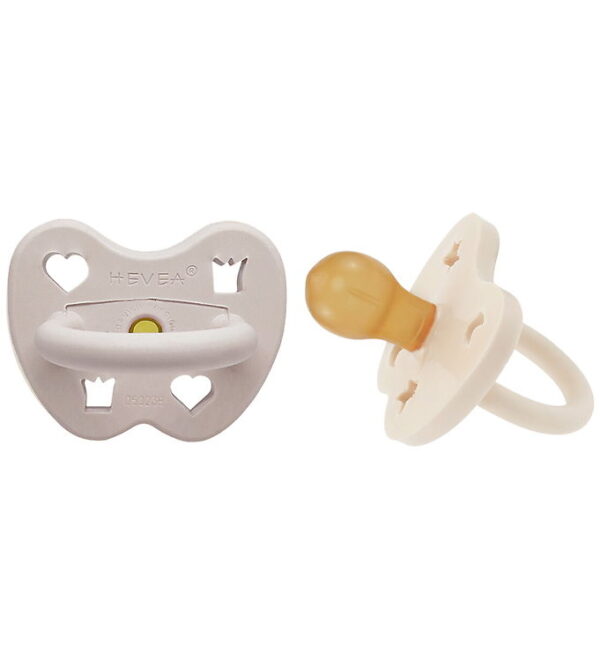 Hevea Sutter - 3-36 mdr - 2-pak - Naturgummi - Milky/Soft Pebble Hevea Sutter - 3-36 mdr - 2-pak - Naturgummi - Milky/Soft Pebble