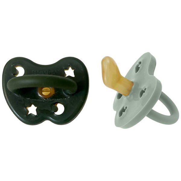 Hevea Sutter - 3-36 mdr - 2-pak - Naturgummi - Moss Veil