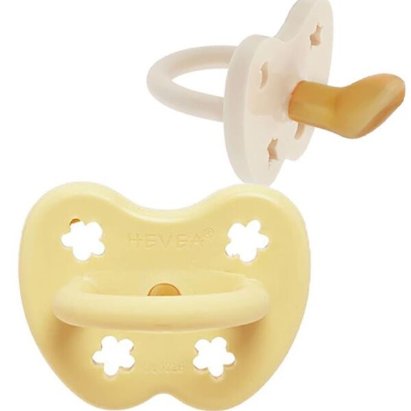 Hevea Sutter - 3-36 mdr - 2-pak - Naturgummi - Pale Butter/Milky