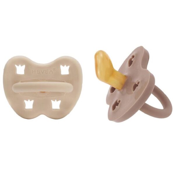 Hevea Sutter - 3-36 mdr - 2-pak - Naturgummi - Powder Rose/Tan B