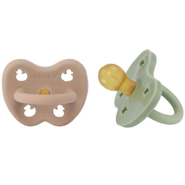 Hevea Sutter - 3-36 mdr - 2-pak - Naturgummi - Tan Beige/Moss Gr
