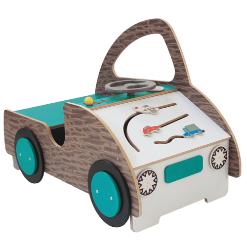 Holz Klang & Spiel | Legebil med aktiviteter - Lille