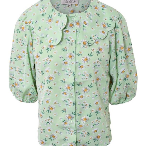 Hound Skjorte - Flower - Power Green