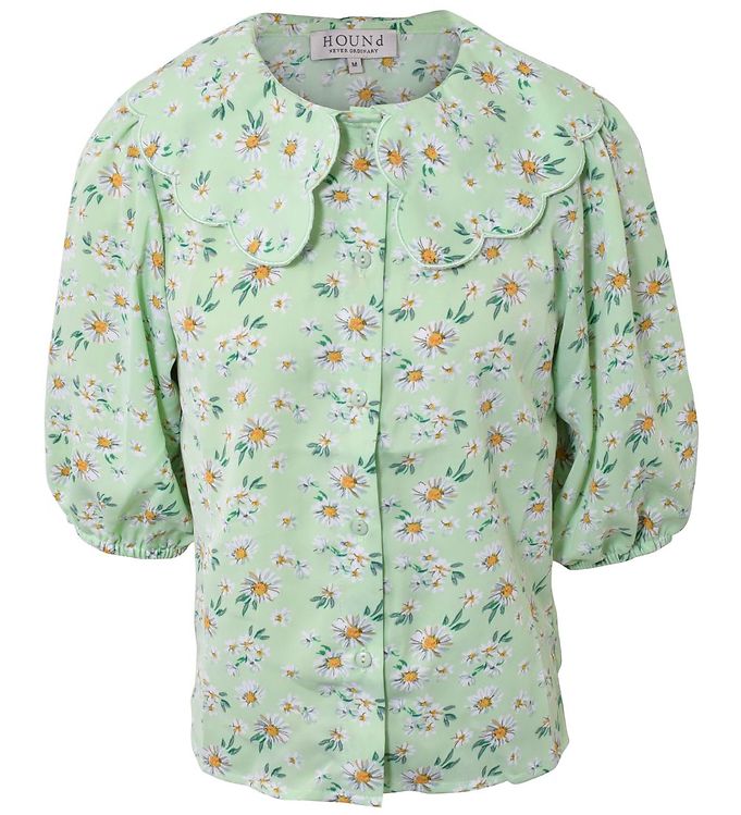 Hound Skjorte - Flower - Power Green Hound Skjorte - Flower - Power Green
