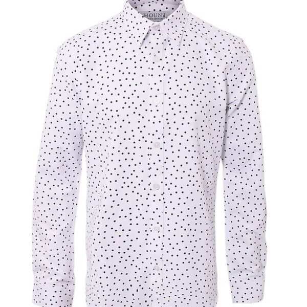 Hound Skjorte - Hvid m. Prikker