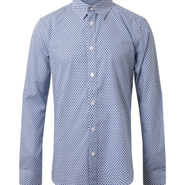 Hound Skjorte - Hvid/Blå m. Sole