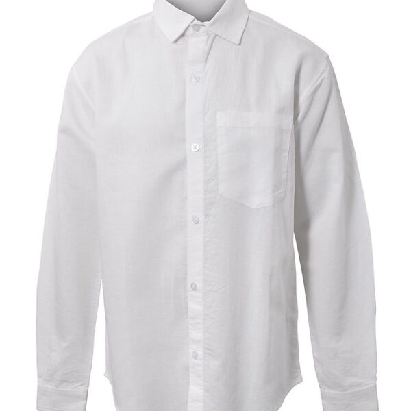 Hound Skjorte - Linen Blend - Hvid