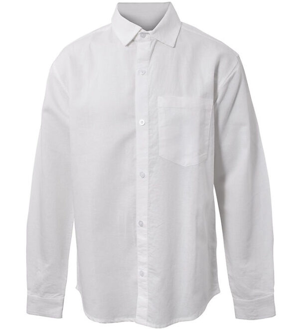 Hound Skjorte - Linen Blend - Hvid