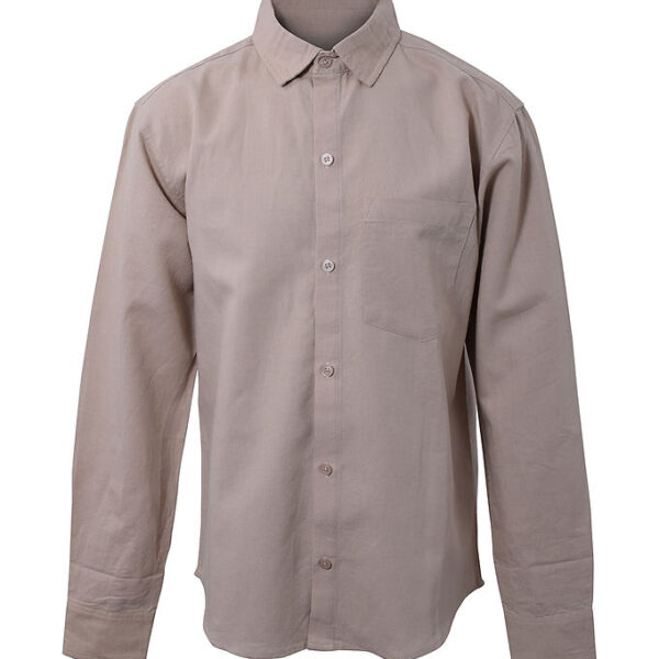 Hound Skjorte - Linen Blend - Sand