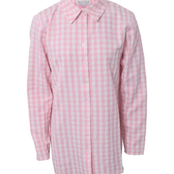 Hound Skjorte - Lyserød m. Tern