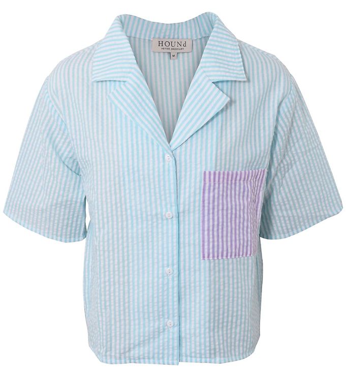 Hound Skjorte - Stripe - Light Blue Hound Skjorte - Stripe - Light Blue