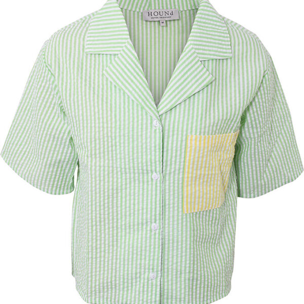 Hound Skjorte - Stripe - Power Green