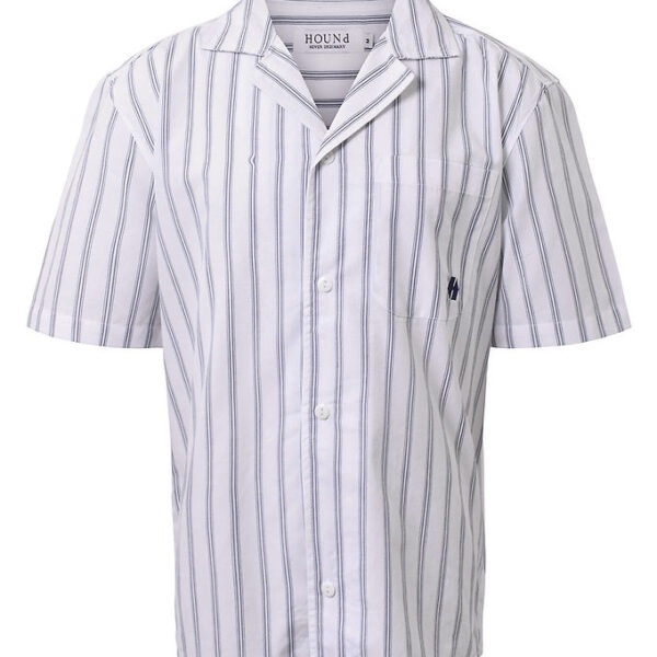 Hound Skjorte - Striped - Hvid/Navy