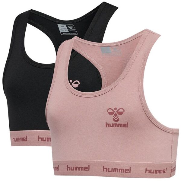 Hummel Top - hmlCarolina - 2-pak - Woodrose