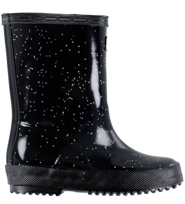 Hunter Gummistøvler - Kids First Giant Glitter - Sort