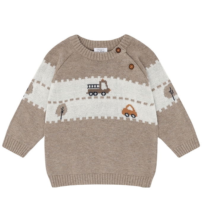 Hust and Claire Bluse - HCPilou - Strik - Sand Melange