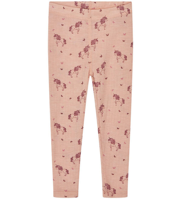 Hust and Claire Leggings - Uld/Tencel - Rib - Locel - Rose Cloud Hust and Claire Leggings - Uld/Tencel - Rib - Locel - Rose Cloud