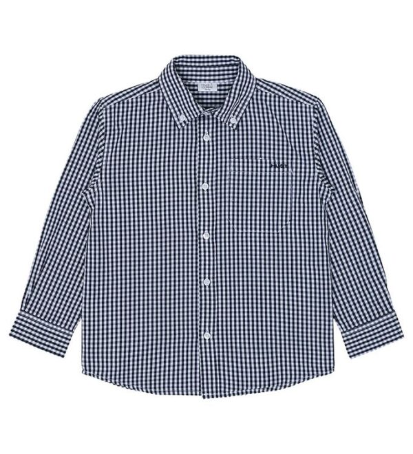 Hust and Claire Skjorte - Rene - Navy-Hvid Hust and Claire Skjorte - Rene - Navy-Hvid