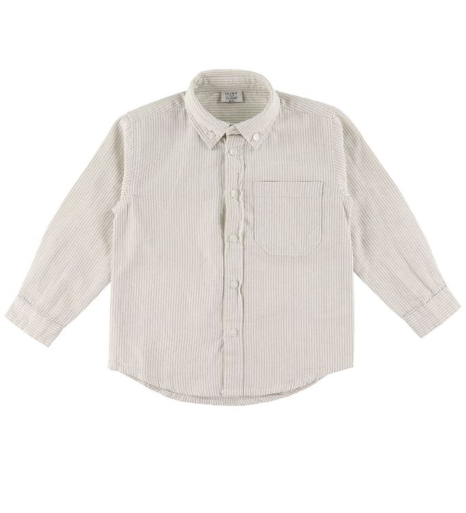 Hust and Claire Skjorte - Ruben - Beige/Off White Hust and Claire Skjorte - Ruben - Beige/Off White