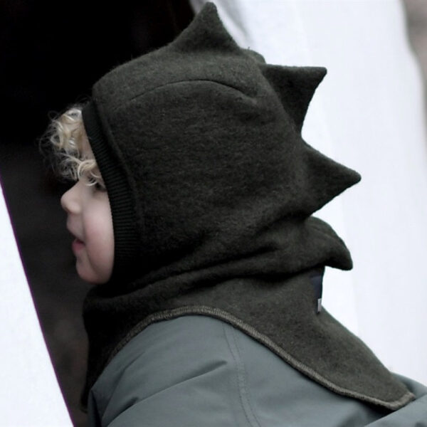 Huttelihut Dino Elefanthue - Grøn - 0-1 år