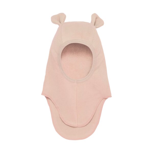 Huttelihut Elefanthue Bomulds Fleece - Almond Peach - 0-1 år