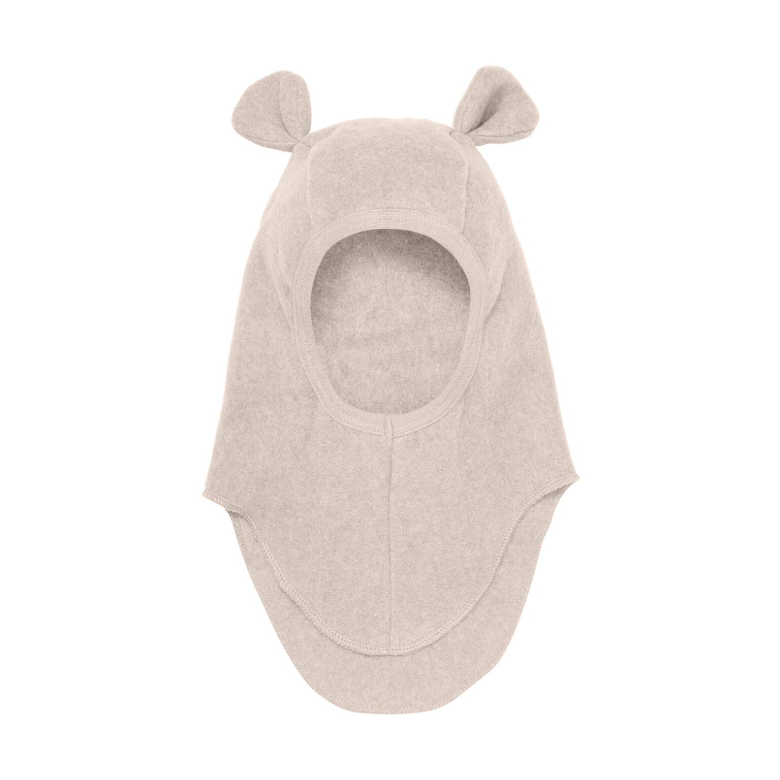 Huttelihut Elefanthue Bomulds Fleece - Camel Melange - 0-1 år Huttelihut Elefanthue Bomulds Fleece - Camel Melange - 0-1 år