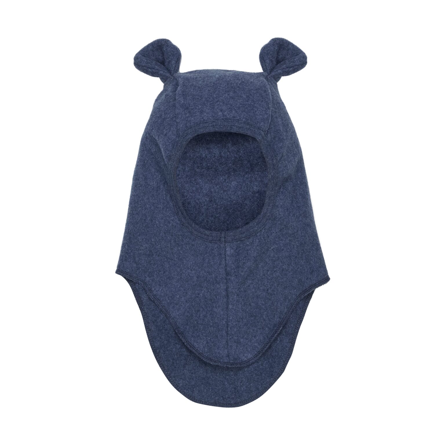 Huttelihut Elefanthue Bomulds Fleece - Navy Melange - 0-1 år Huttelihut Elefanthue Bomulds Fleece - Navy Melange - 0-1 år