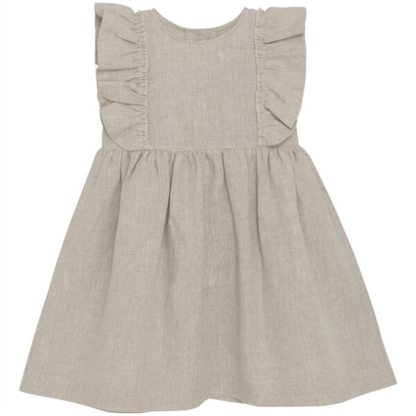 Huttelihut Kjole - Hør - Antique White