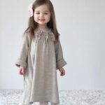 Huttelihut Kjole Merino Uld Camel - 56-62 cm