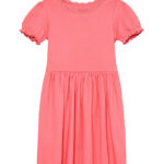 Huttelihut Kjole - Rib - Plumeria