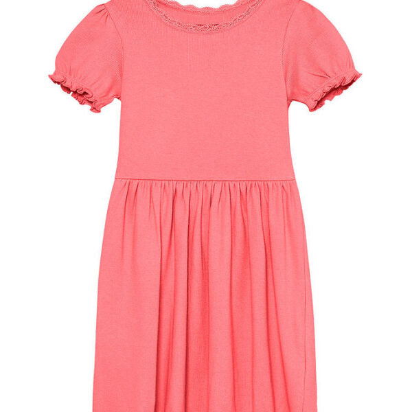 Huttelihut Kjole - Rib - Plumeria