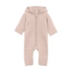 Huttelihut Mushi Baby heldragt m. ører - Almond Peach - 50 cm