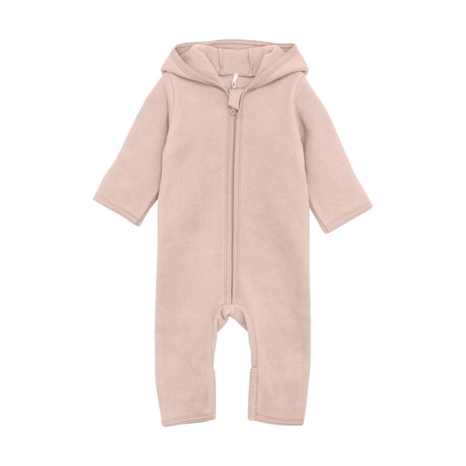 Huttelihut Mushi Baby heldragt m. ører - Almond Peach - 50 cm Huttelihut Mushi Baby heldragt m. ører - Almond Peach - 50 cm