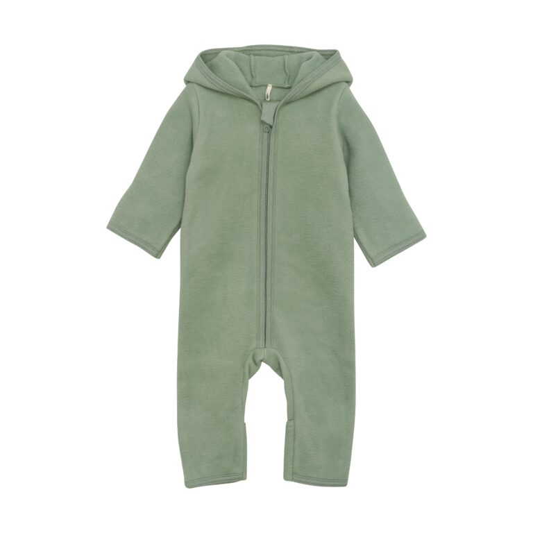 Huttelihut Mushi Baby heldragt m. ører - Sea Spray - 50 cm Huttelihut Mushi Baby heldragt m. ører - Sea Spray - 50 cm