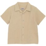 Huttelihut Skjorte - Kortærmet - Muslin - Irish Cream