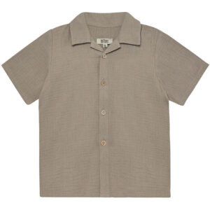 Huttelihut Skjorte - Musselin - Moon Rock