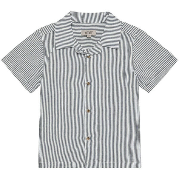 Huttelihut Skjorte k/æ - Stripe - Bering Sea