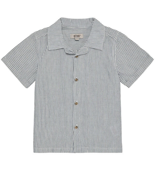 Huttelihut Skjorte k/æ - Stripe - Bering Sea