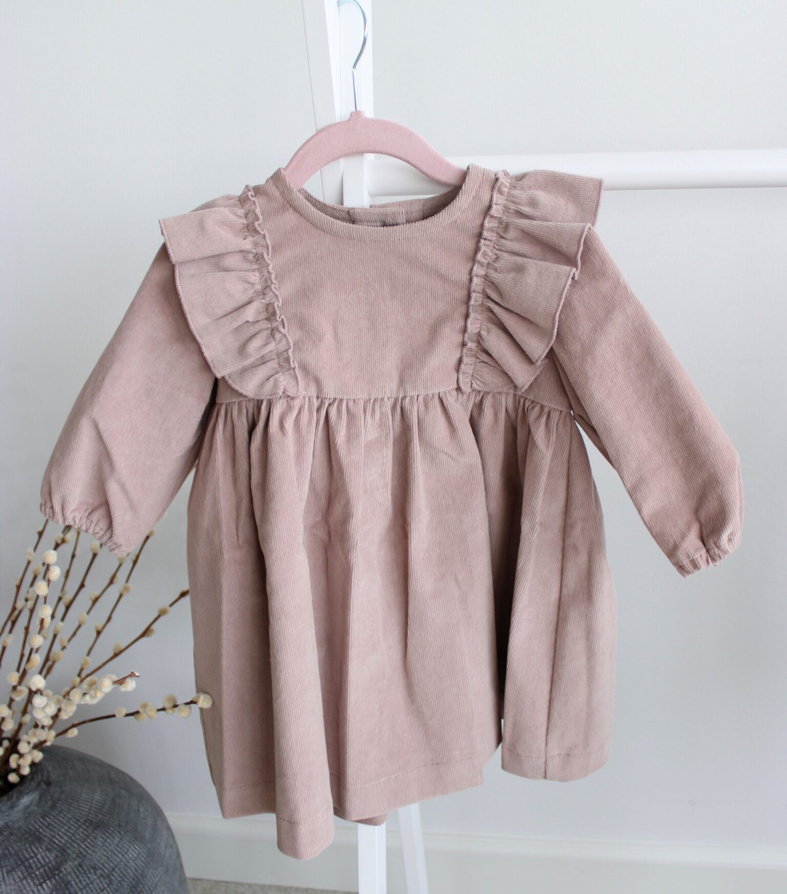 Huttelihut Sophia Dress - Rosa - 80 cm Huttelihut Sophia Dress - Rosa - 80 cm