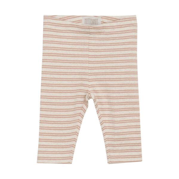 Huttelihut Striped Rib Leggings - Mahogany Rose - 56 cm Huttelihut Striped Rib Leggings - Mahogany Rose - 56 cm