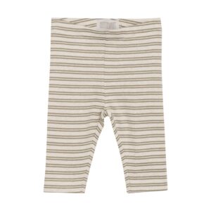 Huttelihut Striped Rib Leggings - Silver Sage - 56 cm