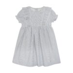 Huttelihut Woven Stripe Dress - Citadel - 86 cm