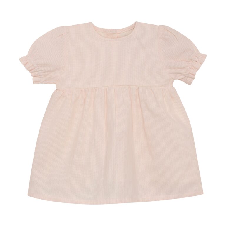 Huttelihut Woven Stripe Dress - Potpourri - 62 cm